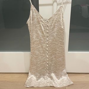 NWT Abercrombie silk mini dress